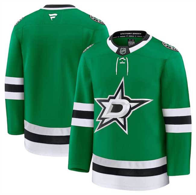 Men%27s Dallas Stars Custom Green 2024-25 Home Stitched Hockey Jersey